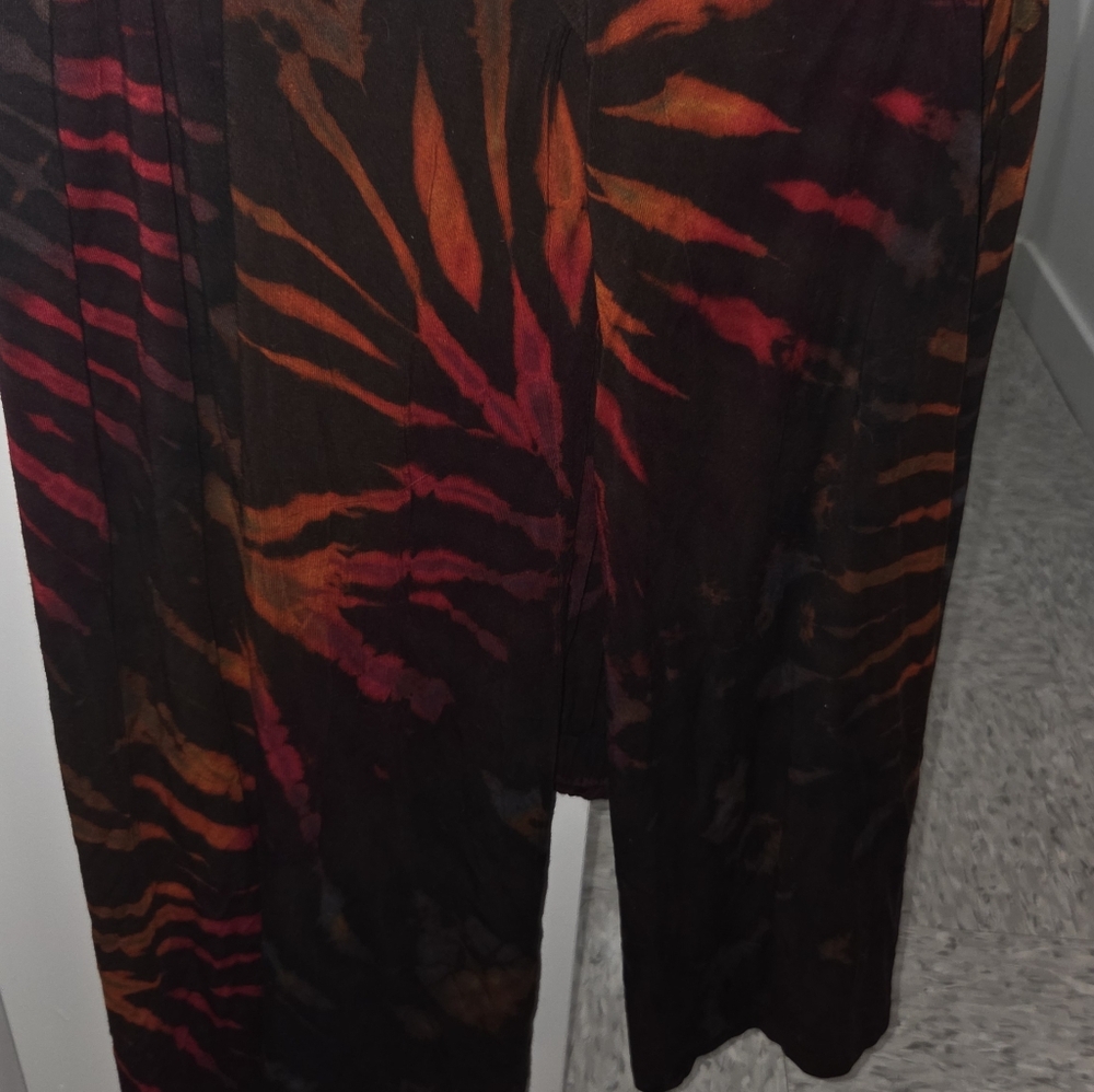 Kathmandu Black and Red Wide Leg Pants